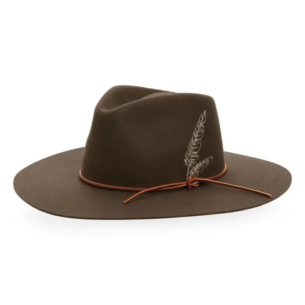 rag & bone Kacy Feather Wool Fedora